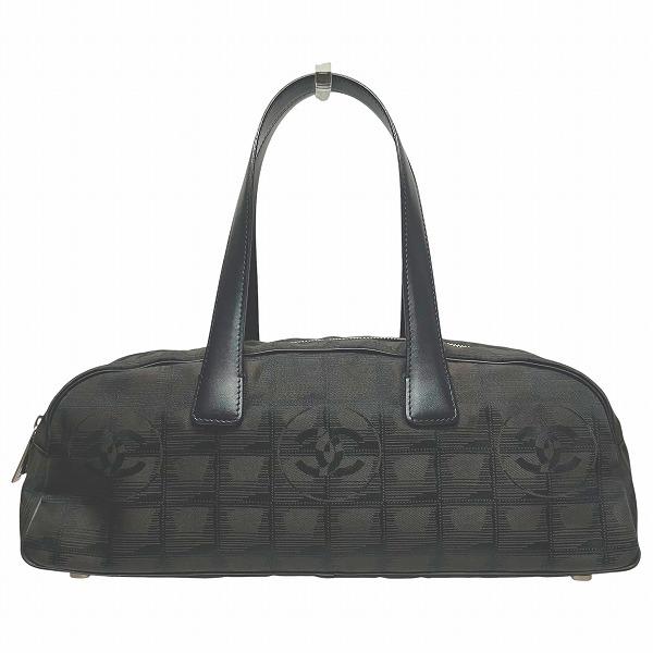 シャネル CHANEL ニュートラベル A15828 ミニボストン ブラウン バッグ ハンドバッグ レディース【中古】 CHANEL（シャネル） ニュートラベル A15828 ミニボストン ブラウン