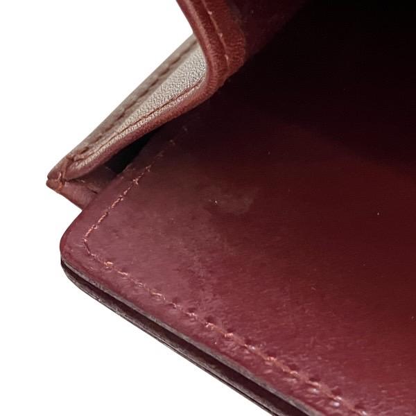 Cartier カルティエ マストライン ボルドー レザー バッグ