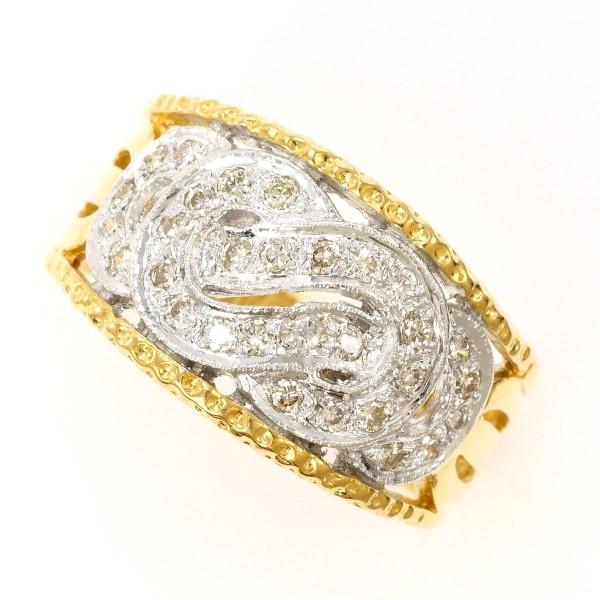 ジュエリーマキ ☆ K18ダイヤモンドリング ☆10号・3.9g