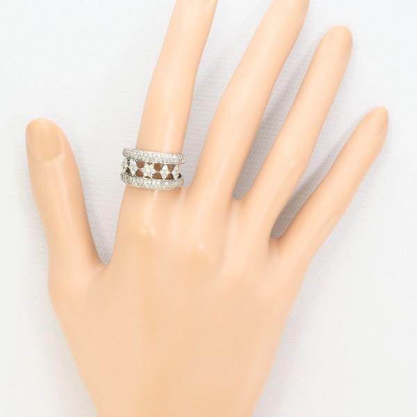 K14ホワイトゴール ダイヤモンドリング K14ホワイトゴールドダイヤモンドペアリング(RFR680-001