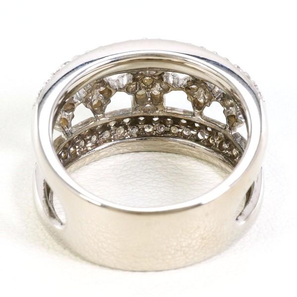 K14ホワイトゴール ダイヤモンドリング K14ホワイトゴールドダイヤモンドペアリング(RFR680-001