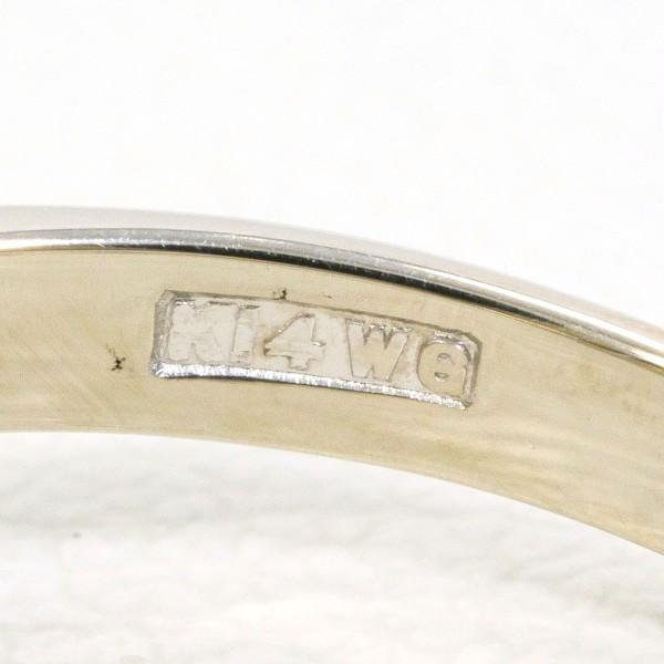 K14ホワイトゴールドWG パールリング リング K14 14金 WG ホワイトゴールド 指輪 11.5号 パール(真珠