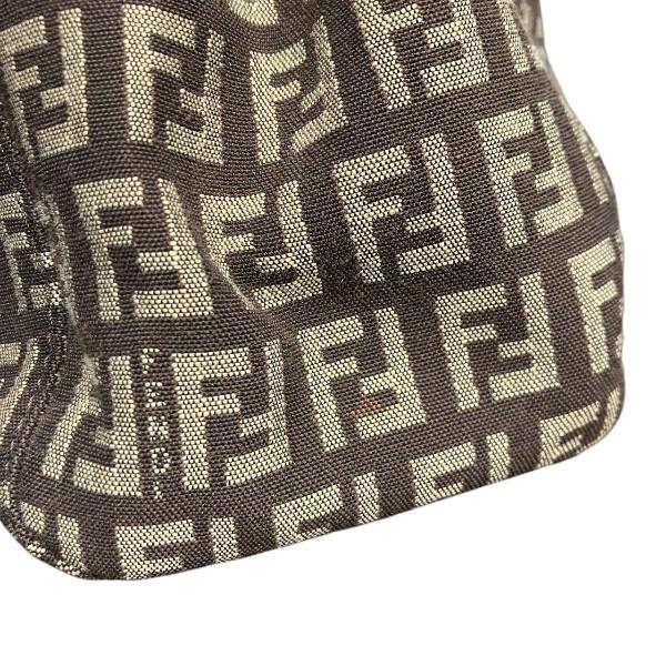 FENDI フェンディ ズッキーノ キャンバス×レザー バッグ トートバッグ