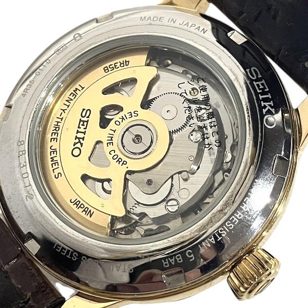 SEIKO プレザージュ 4R35-01T0 自動巻き 腕時計 セイコー プレサージュ 4R35-01T0 自動巻 シルバー文字盤 時計