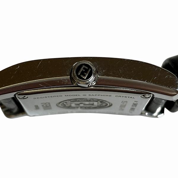 腕時計 FENDI 7000Lブラックレザー 稼働品 完備 Fendi 7000L Analog Quartz Women Genuine New Battery Good