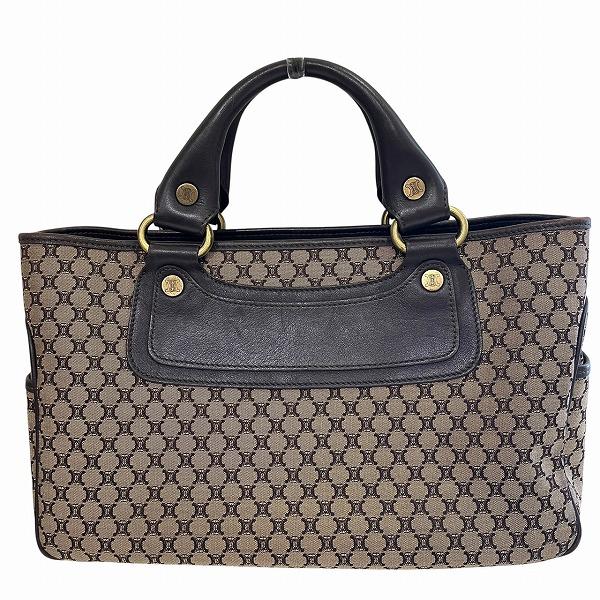 ✨希少✨CELINE マカダム ブギーバッグ ハンドバッグ 保存袋付き CELINE セリーヌ ブギーバッグ マカダム ハンドバッグ