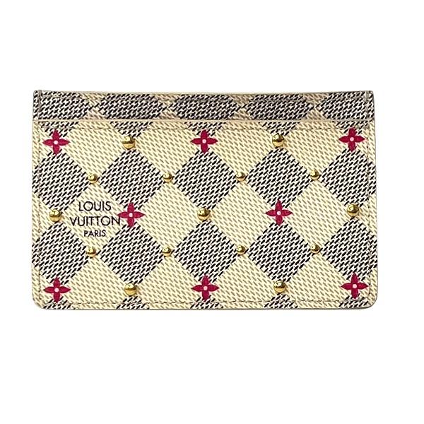 ルイヴィトン Louis Vuitton ダミエアズール ポルトカルトサーンプル N64613 ブランド小物 パスケース レディース【中古】 LOUIS VUITTON（ルイ・ヴィトン） ダミエアズール ポルトカルトサーン