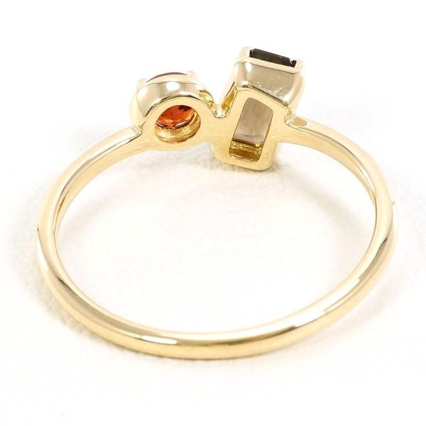 agete スモーキークオーツ リング 12.5号 K10 agete スモーキークオーツ リング 12.5号 K10 リング K10 10金