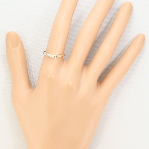 CITIZEN ジュエリー pt900 k18 ダイヤモンド リング10号 リング シチズンジュエリー PT900 K18YG 指輪 10.5号 ダイヤ 総