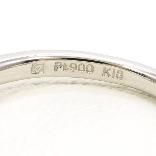 CITIZEN ジュエリー pt900 k18 ダイヤモンド リング10号 リング シチズンジュエリー PT900 K18YG 指輪 10.5号 ダイヤ 総