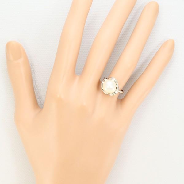 ココ　K14WG パールリング ココ K14WG パールリング MITSUKOSHI 三越 パールのリング K14WG