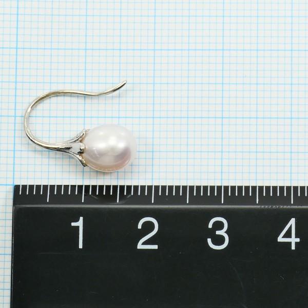 ピアス K14 14金 WG ホワイトゴールド パール(真珠) 総重量約2.0g