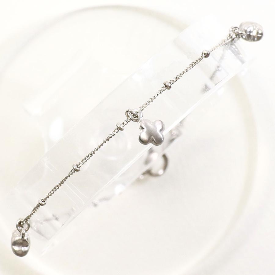 ブレスレット K18WG 総重量約1.0g 約18cm : ワンダープライス