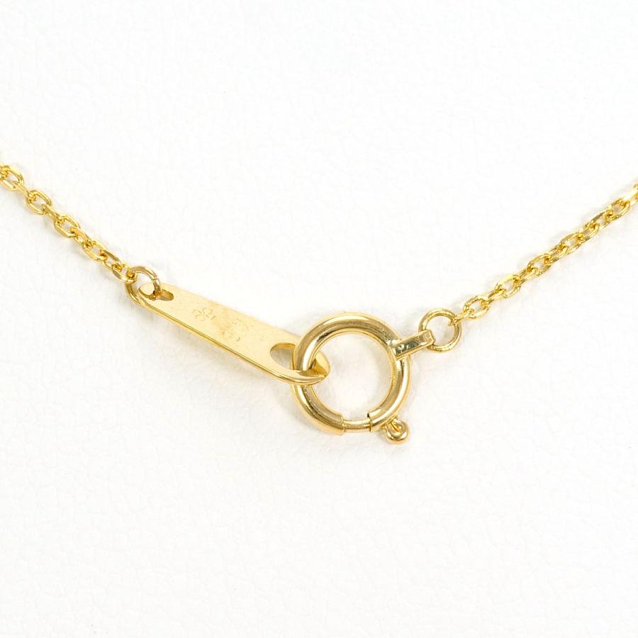 ネックレス K18YG ダイヤ 0.18ct カード鑑別書 総重量約4.1g 約37cm_4