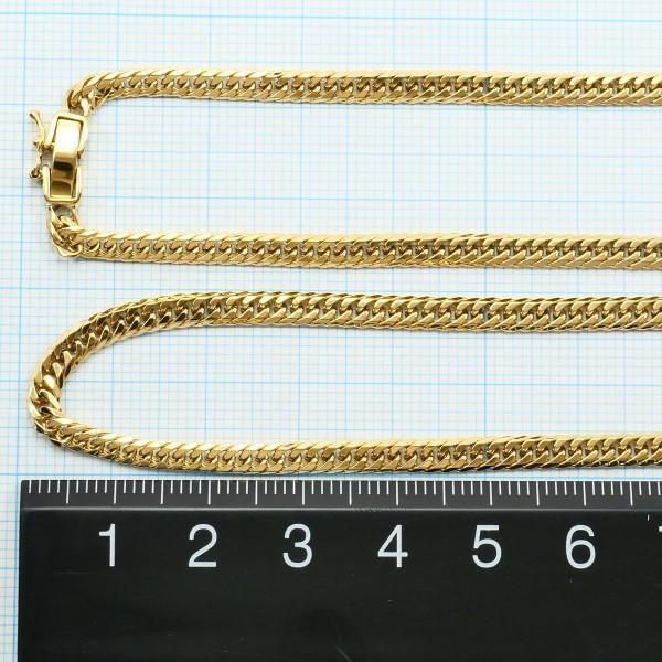ネックレス K18 18金 YG イエローゴールド 約50cm 喜平 キヘイ 6面 