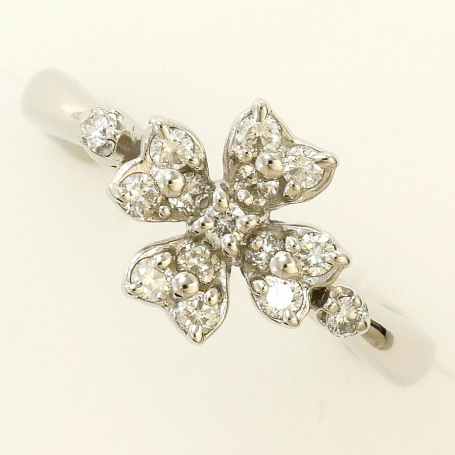ヴァンドーム青山 リング・指輪 PT950/プラチナ 1号 ダイヤ 0.15ct 総 
