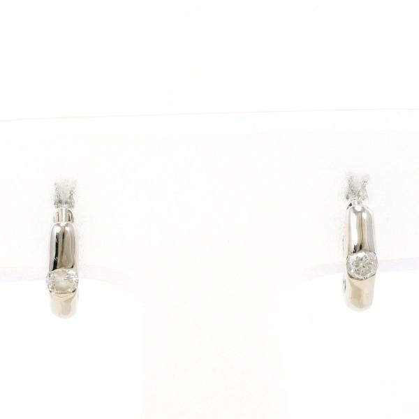 ピアス PT900 プラチナ ダイヤ 0.06 ×2 総重量約1.5g : ワンダー 