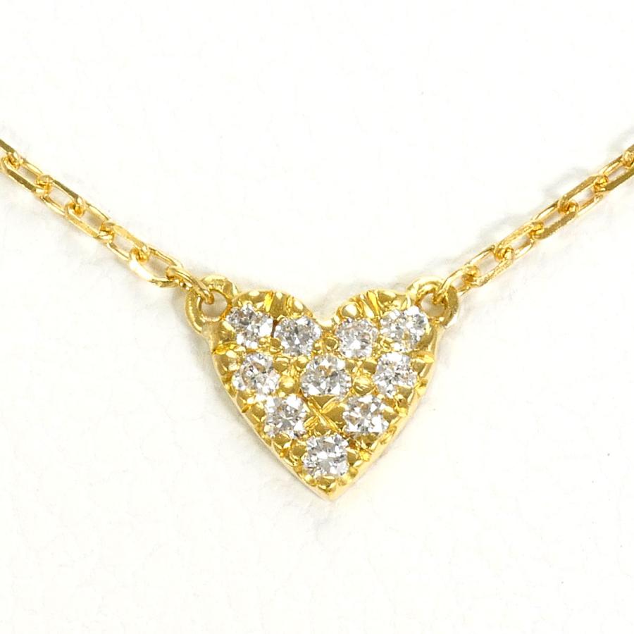 AHKAH（アーカー） ネックレス K18YG ダイヤ 0.05ct 総重量約1.4g 約