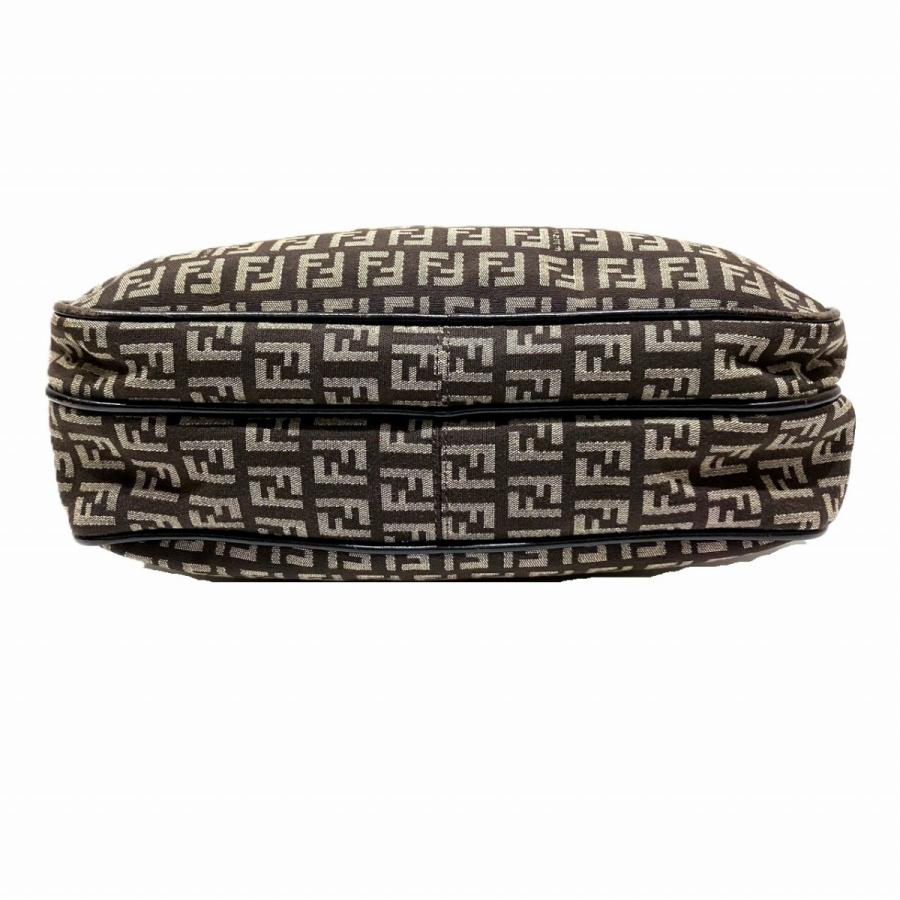 FENDI（フェンディ） ショルダーバッグ ズッキーノ キャンバス レザー