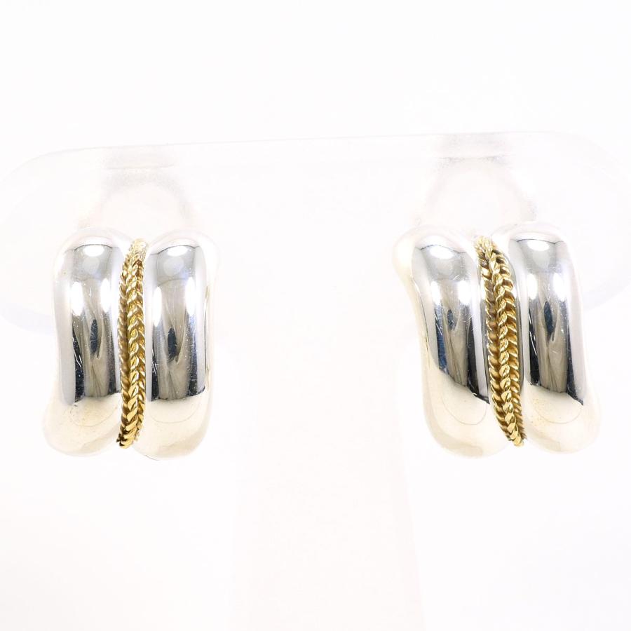 TIFFANY&Co.（ティファニー） ツイスト ピアス K18YG シルバー925 総