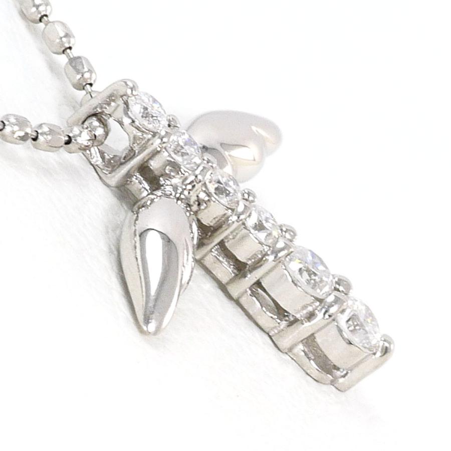 プチサイズ サファイア 0.40ct ダイヤモンド 計0.30ct ペンダント 