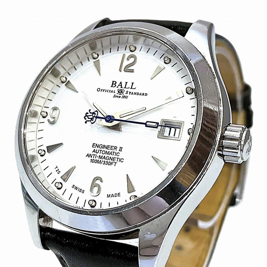 ボールウォッチ BALLWATCH エンジニア2 腕時計 総重量約71.2g SS 本革
