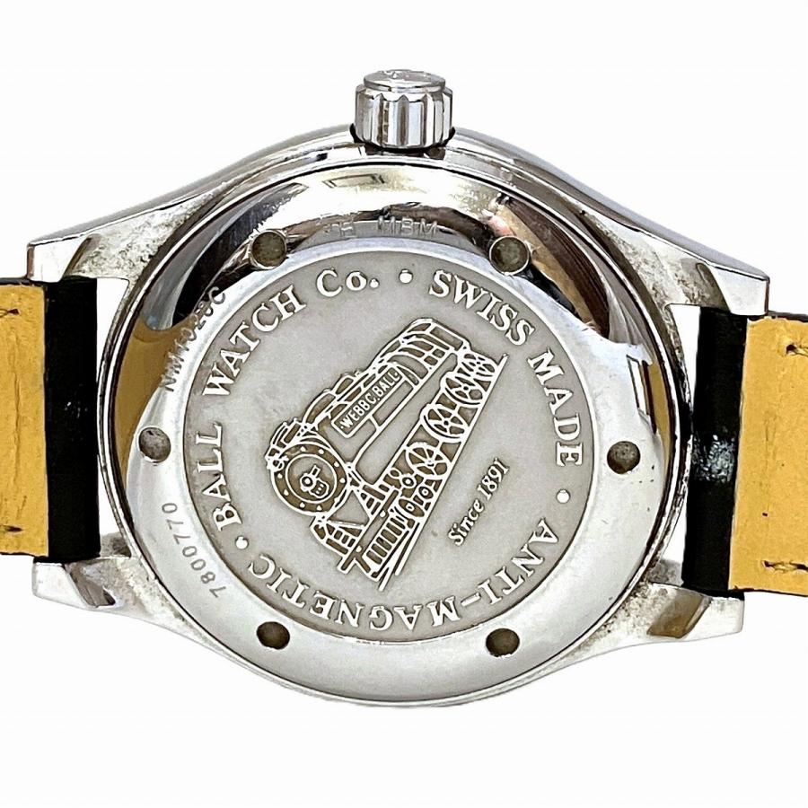 ボールウォッチ BALLWATCH エンジニア2 腕時計 総重量約71.2g SS 本革 自動巻き ホワイト文字盤 NM1026C 送料無料 【中古】 ボールウォッチ BALLWATCH エンジニア2 腕時計 総重量約71.2g SS 本革