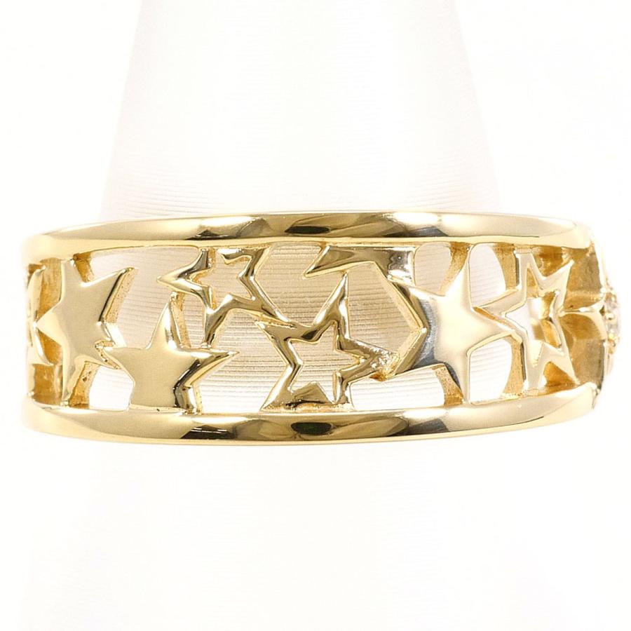 スタージュエリー STAR JEWELRY リング・指輪 K10YG 5号 ダイヤ 0.01ct 