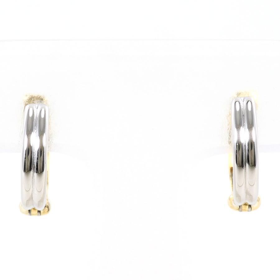 イヤリング PT900/プラチナ K18YG 総重量約1.4g : ワンダープライス 
