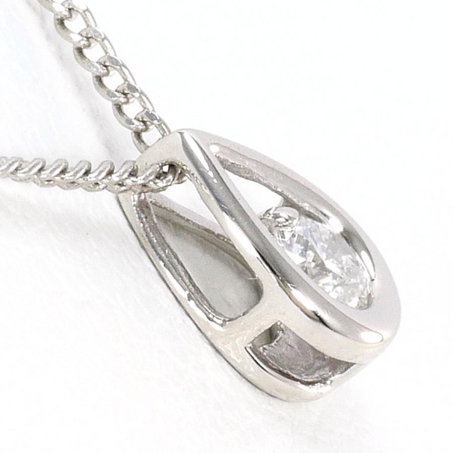ネックレス PT900/プラチナ PT850/プラチナ ダイヤ 0.07ct 総重量約1.7 