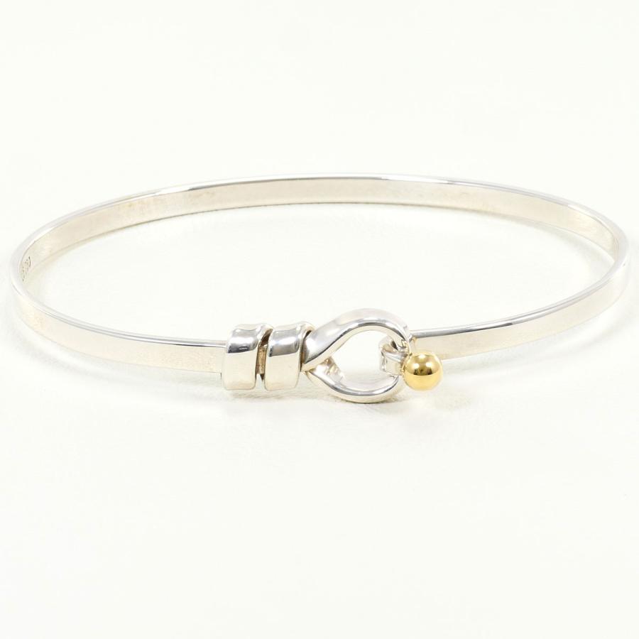 TIFFANY&Co.（ティファニー） ラブノット バングル シルバー925 K18YG