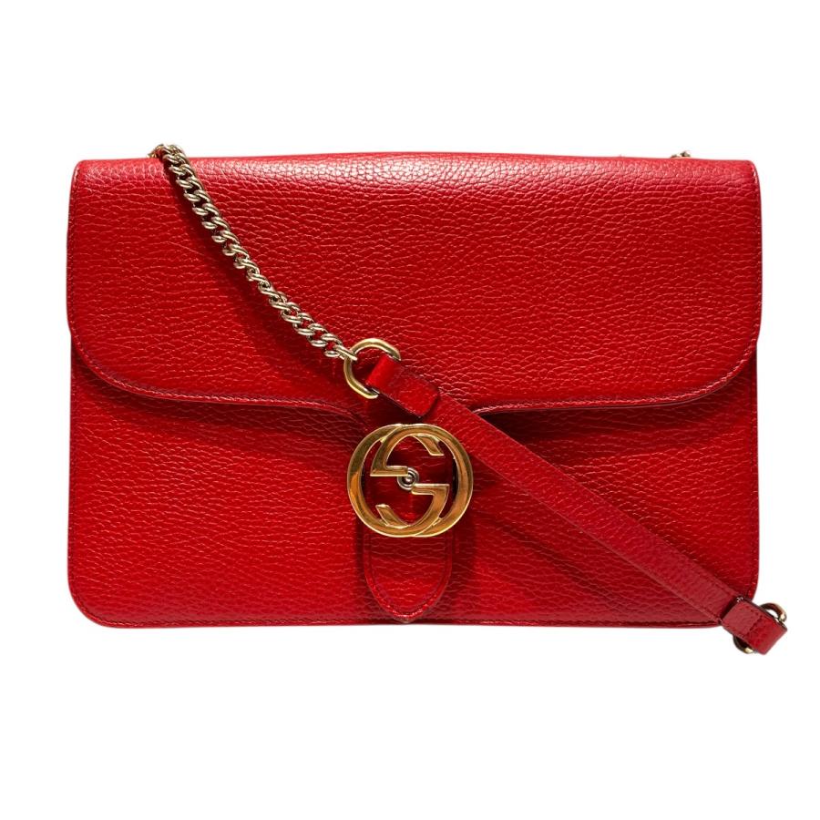 GUCCI（グッチ） ショルダーバッグ インターロッキングG レザー 510303 