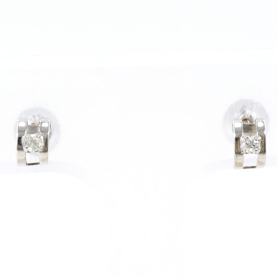 ピアス PT850/プラチナ ダイヤ 総重量約0.4g ジュエリー : ワンダー 
