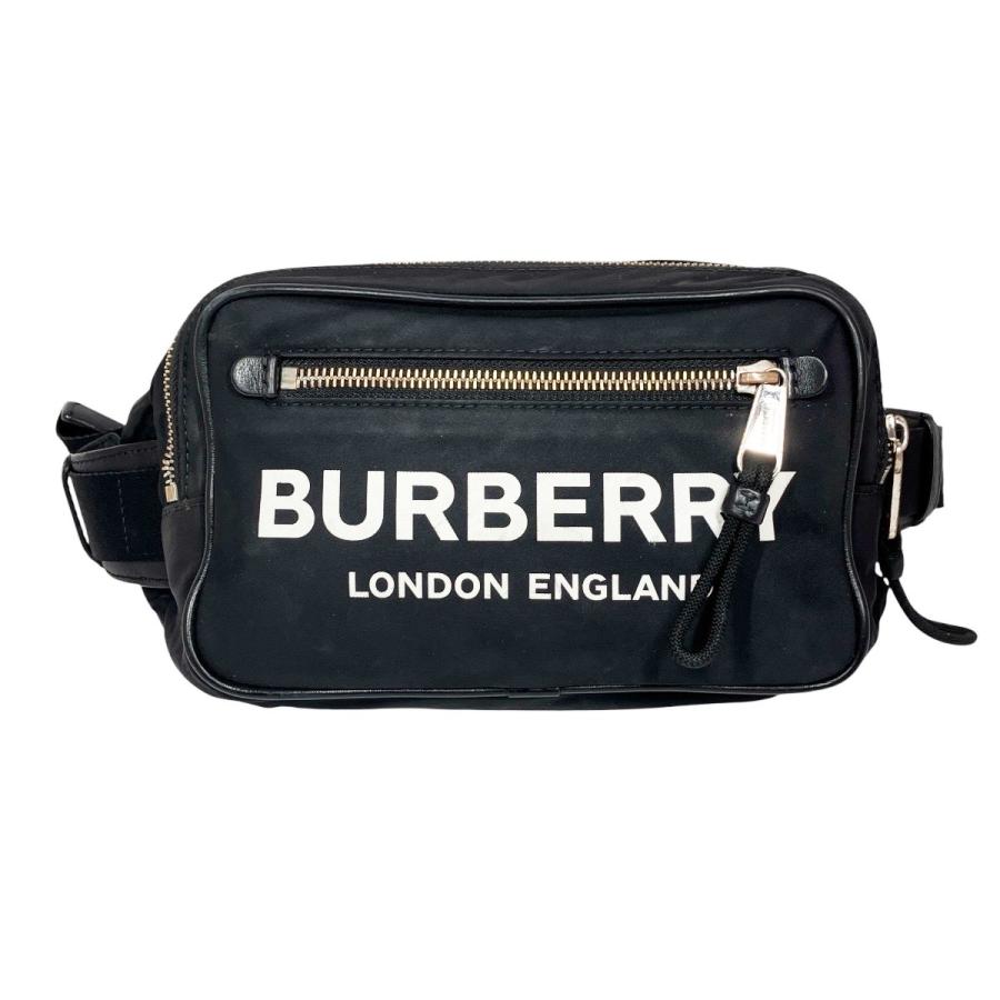 BURBERRY バーバリーロゴプリントナイロン ボディバッグ ウエストポーチ BURBERRY（バーバリー） ウェストバッグ ボディバッグ ロゴプリント