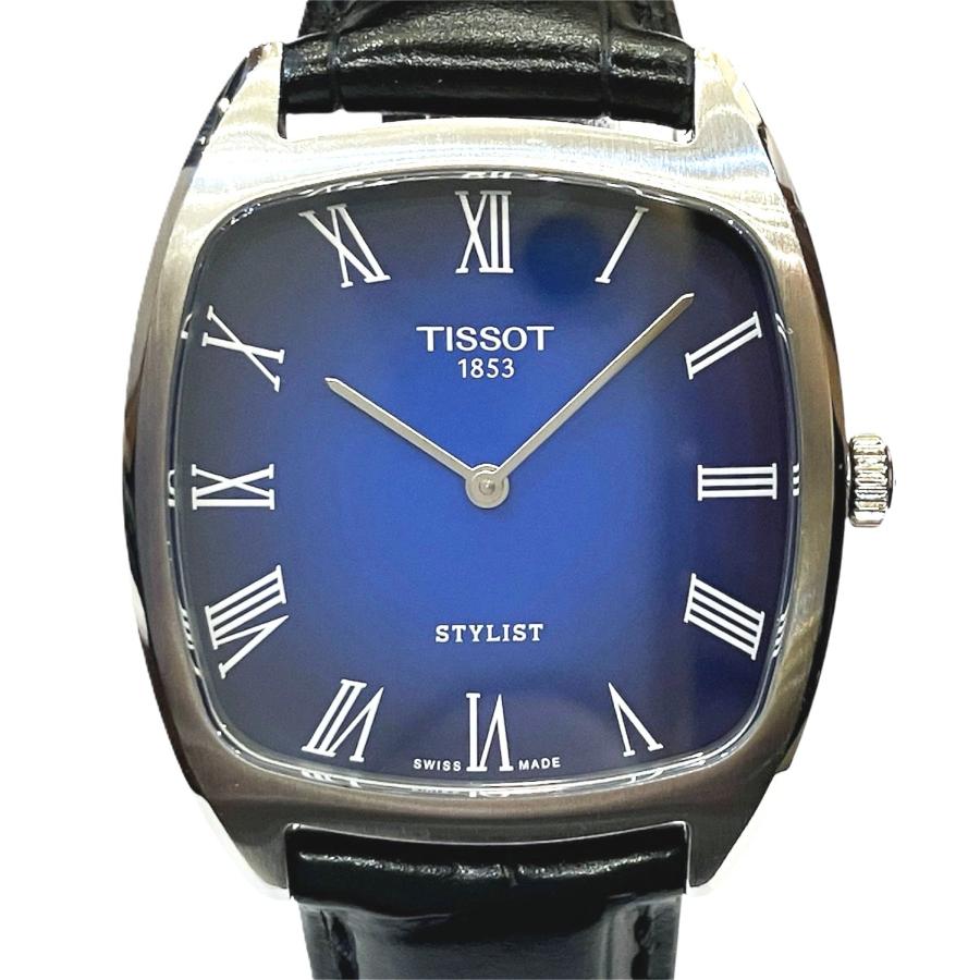 TISSOT（ティソ） スタイリスト 腕時計 総重量約39.8g SS 本革