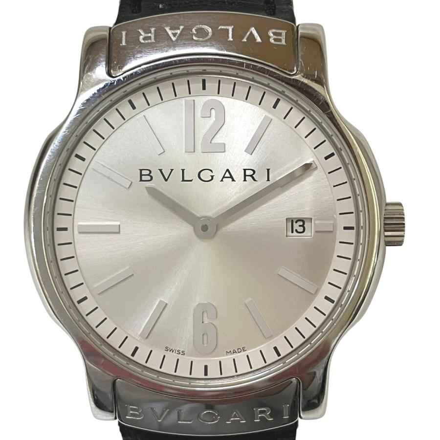 BVLGARI（ブルガリ） ソロテンポ 腕時計 総重量約38.1g SS 本革