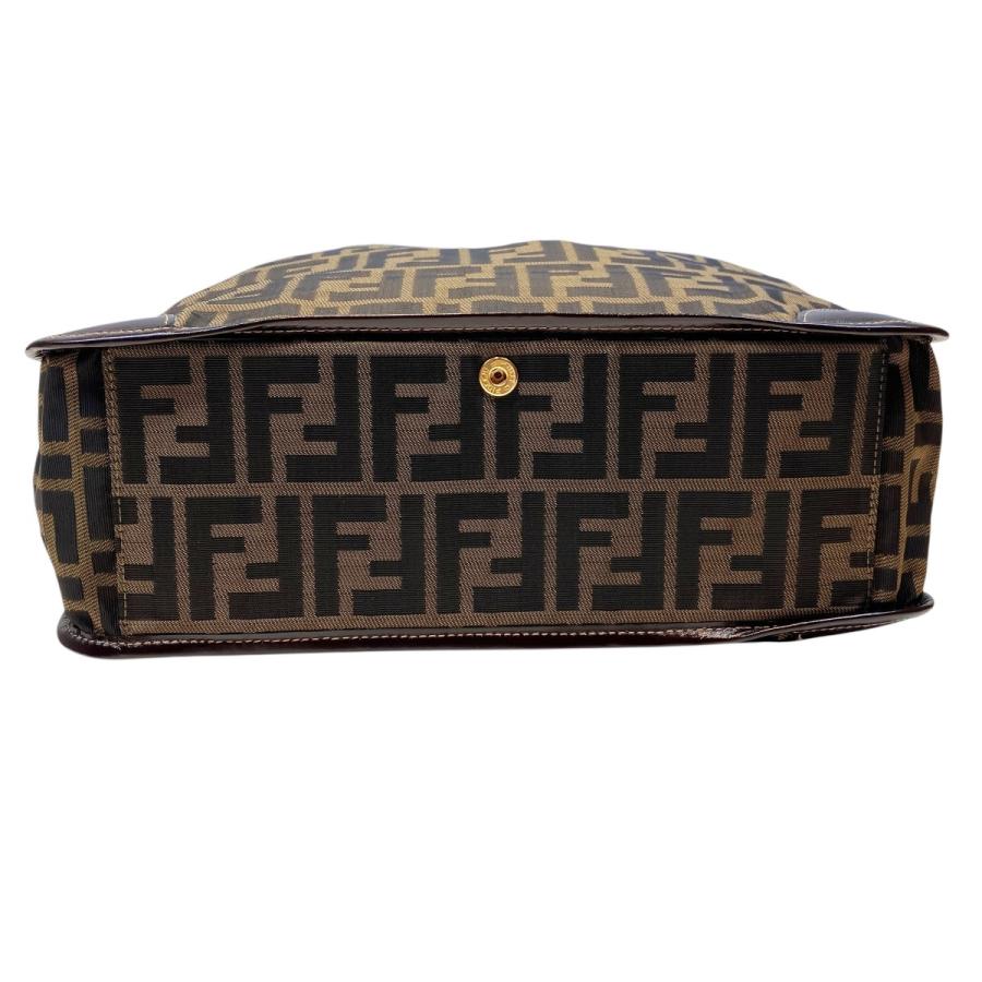 FENDI（フェンディ） トートバッグ ズッカ柄 折り畳み キャンバス 