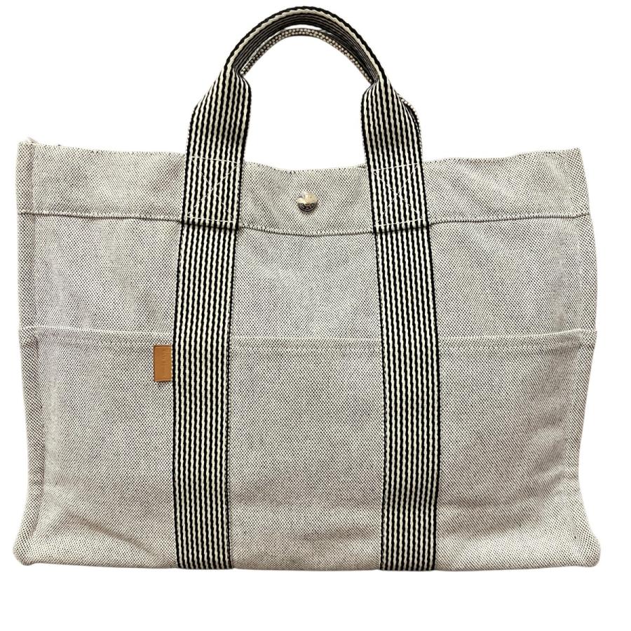 HERMES（エルメス） ニューフールトゥMM トートバッグ キャンバス ユニ 