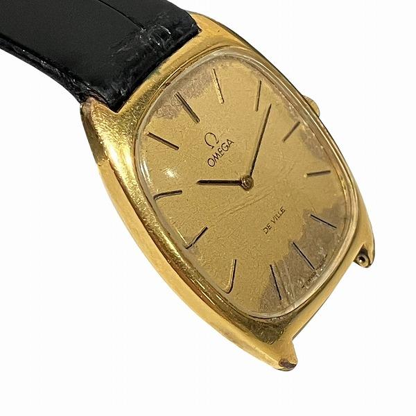 オメガ デビル スクエア メンズ 時計 腕時計 ベルト社外品 中古 オメガ デビル スクエア メンズ 時計 腕時計 ベルト社外品 中古