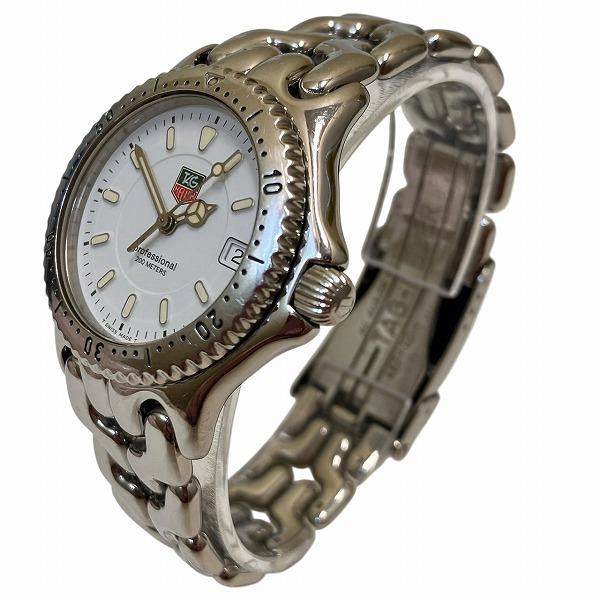 タグホイヤー WG1210-KO クォーツ ホワイト文字盤 時計 腕時計