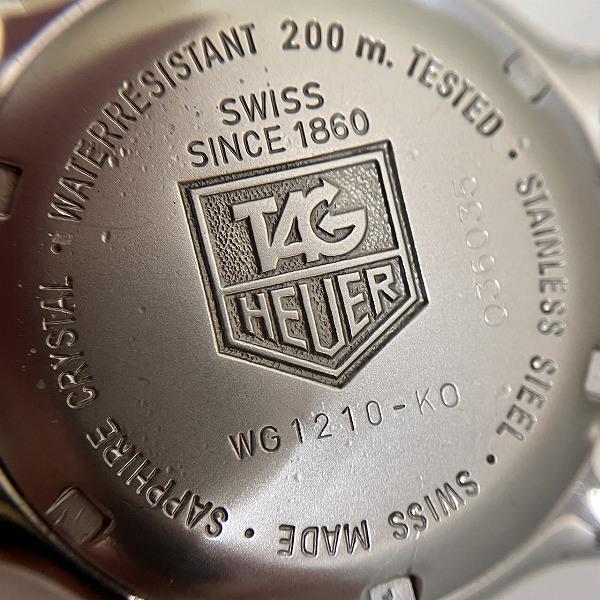 タグホイヤー プロフェッショナル　WF1210-KO タグホイヤー WG1210-KO クォーツ ホワイト文字盤 時計 腕時計