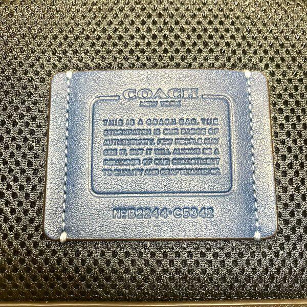 COACH（コーチ） リーグ フラップ バッグパック カラーブロック C5342