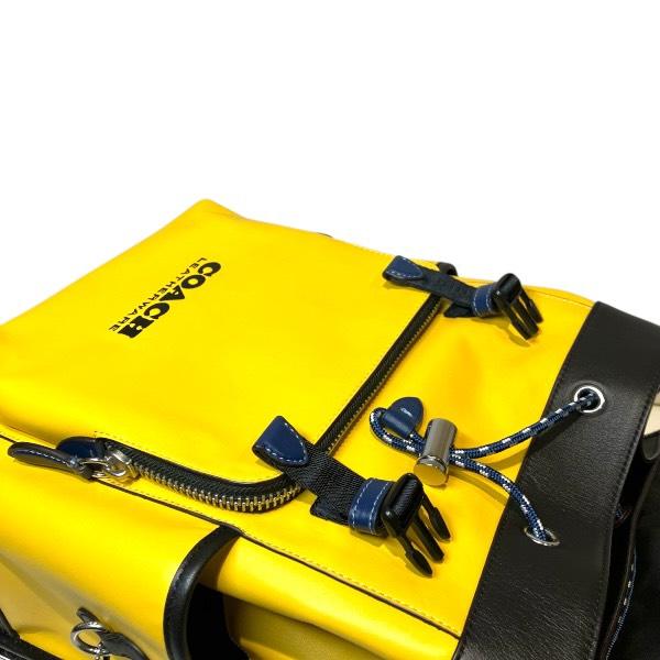 COACH（コーチ） リーグ フラップ バッグパック カラーブロック C5342
