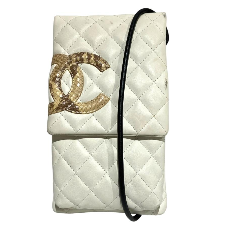 CHANEL（シャネル） ショルダーバッグ カンボンライン ラムスキン 