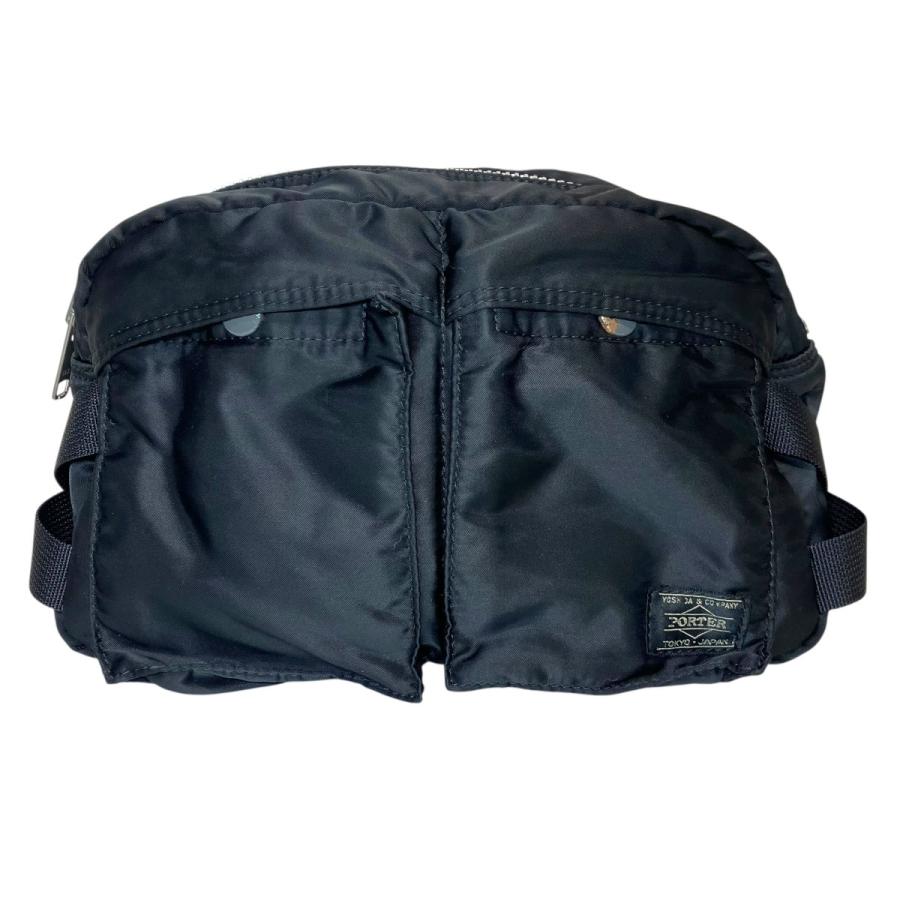 【美品】 PORTER TANKER ボディバッグ ナイロン 黒 メンズ 吉田カバン YOSHIDA & CO., LTD. ポーター タンカー ボディバッグ