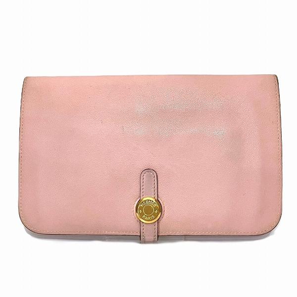 HERMES（エルメス） ドゴンGM ゴールド金具 長財布 2つ折り財布