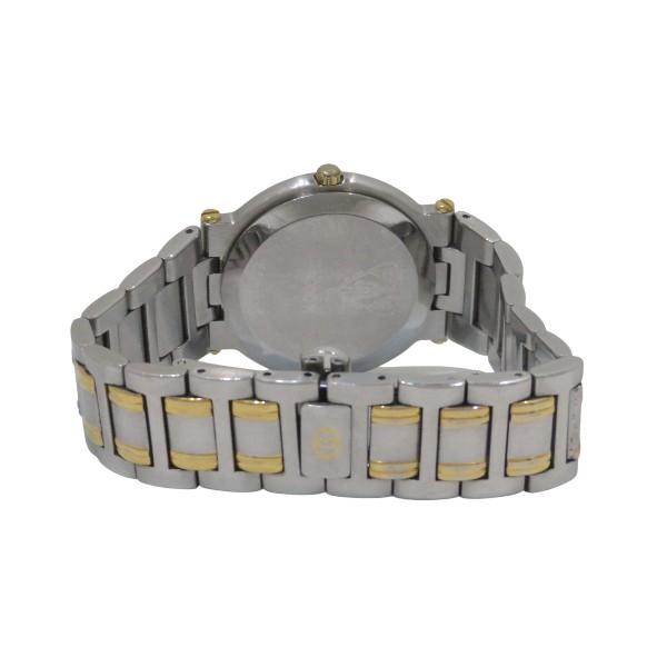 【GUCCI】グッチ 腕時計 9000M クオーツ GUCCI グッチ 9000M デイト 30m防水 アイボリー コンビ SS