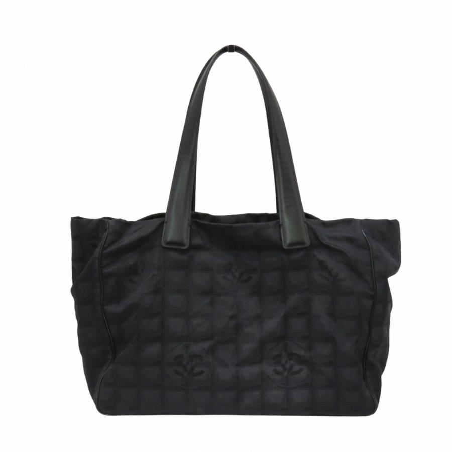 美品 CHANEL シャネル ニュートラベルライン MM トートバッグ ブラック CHANEL（シャネル） トートバッグ トートMM ニュートラベルライン