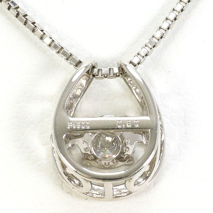 【鑑定書付】Pt900 Pt850 ダイヤモンド0.20ct ネックレスプラチナ ネックレス PT900/プラチナ PT850/プラチナ ダイヤ 0.20ct 鑑別書 総