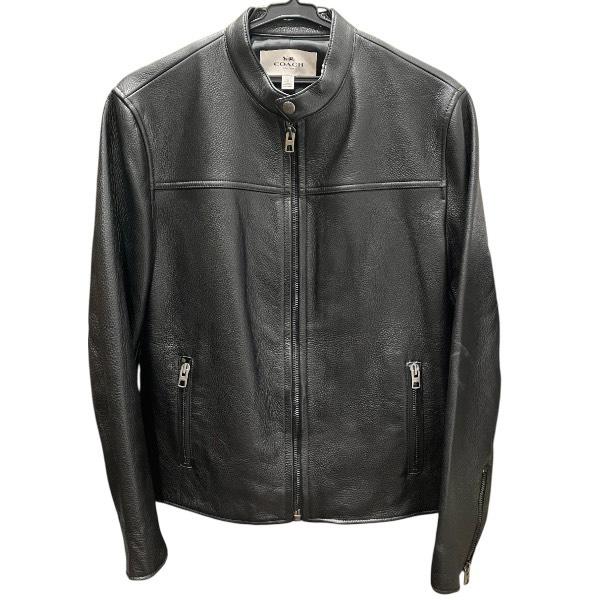 コーチ COACH シングルライダースジャケット F86594 Sサイズ レザー アパレル ジャケット メンズ 小物【中古】 COACH（コーチ） シングルライダースジャケット F86594 Sサイズ レザー